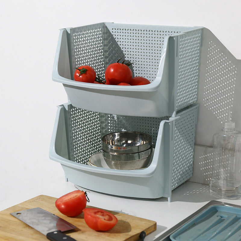 Multi-Layer Kitchen Storage Rack for Fruits and Vegetables