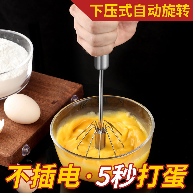Semi-Automatic Stainless Steel Egg Beater Mixer