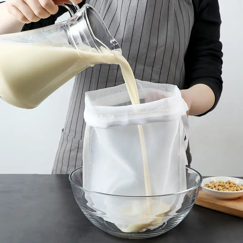 Super Fine Soy Milk Filter Bag for Juices and More