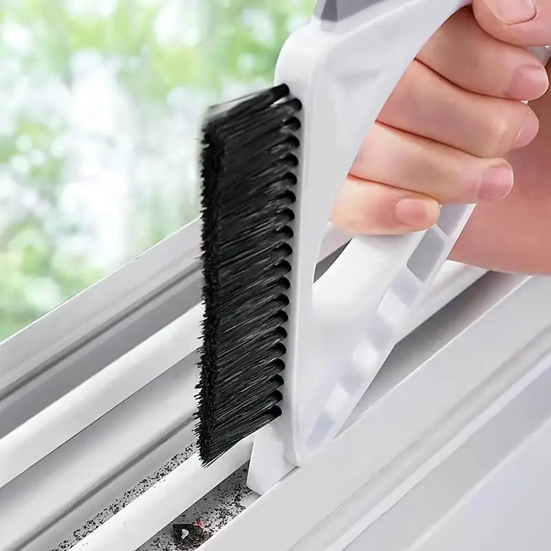 3-in-1 Grout Cleaner, Scrub Brush & Squeegee Tool