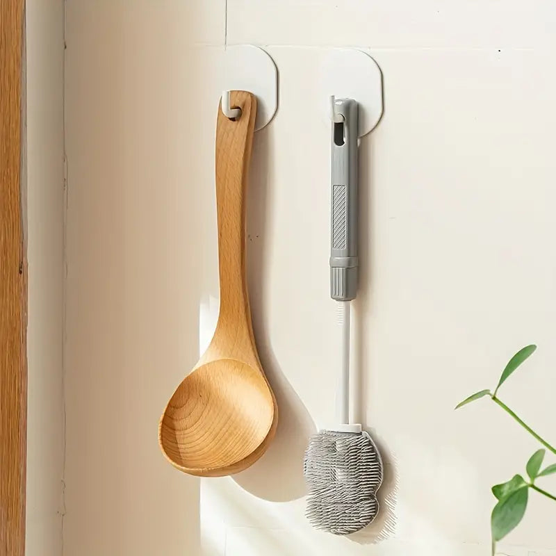 Retractable Handle Bottle Brush for Narrow Neck Cleaning